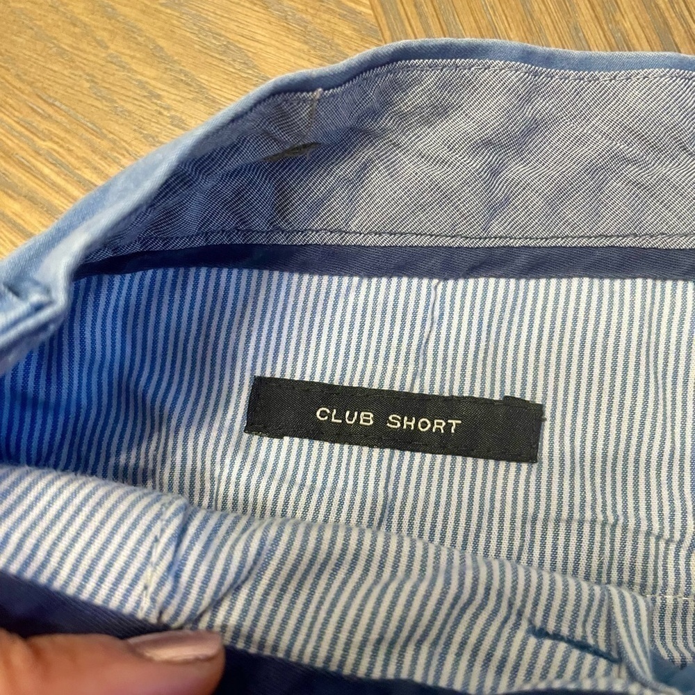 J Crew Club Chino Shorts Blue - Picture 7 of 8